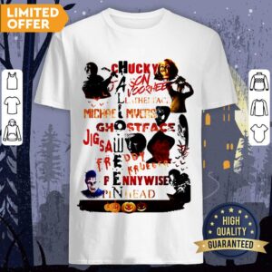 Halloween Chucky Jason Voorhees Leatherface Michael Myers Ghostface Jigsaw Shirt
