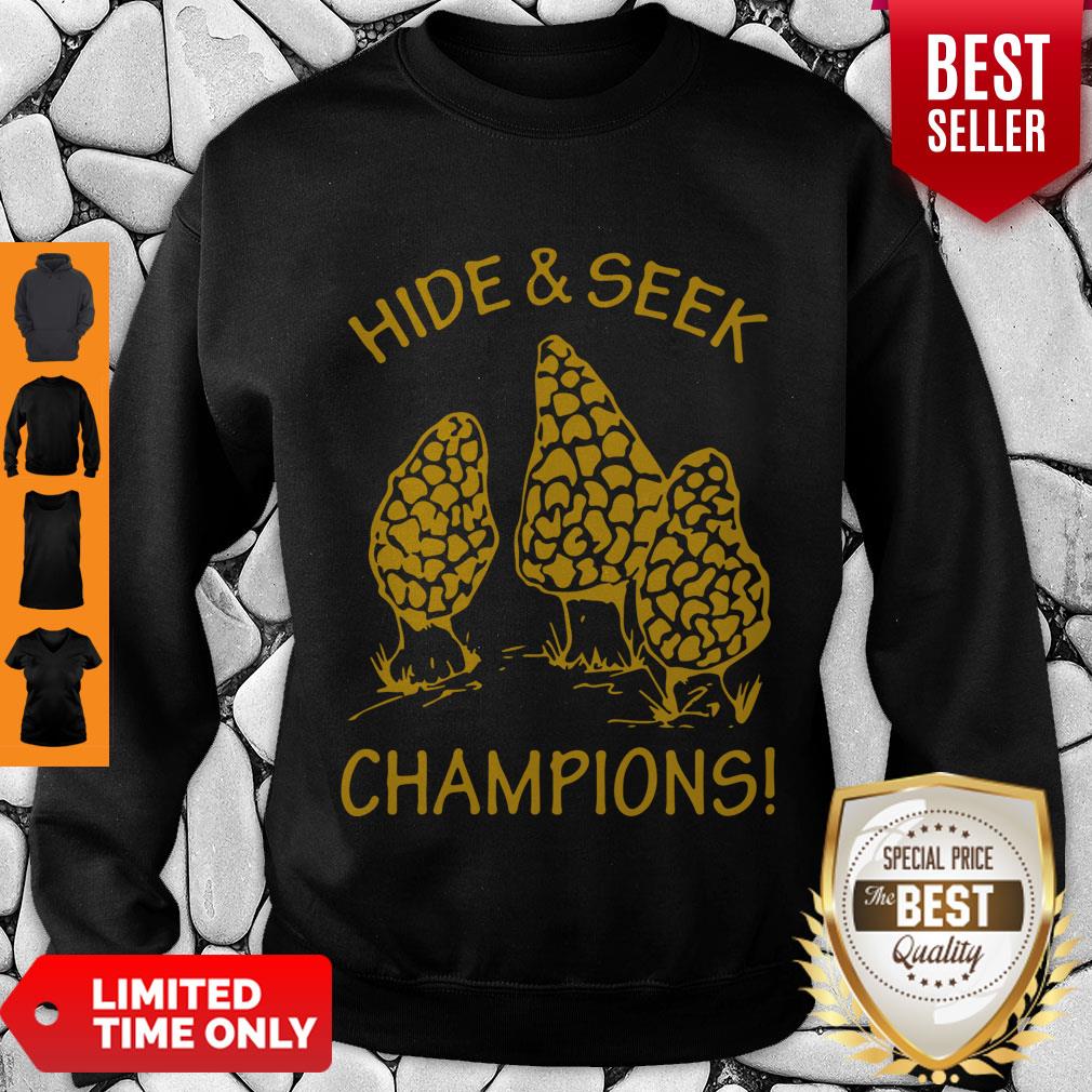 Official Morel Mushrooms Hide And Seek World Champion 2020 Shirt