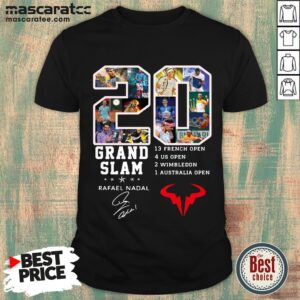 Champion 20 Grand Slam Rafael Nadal Signature Shirt