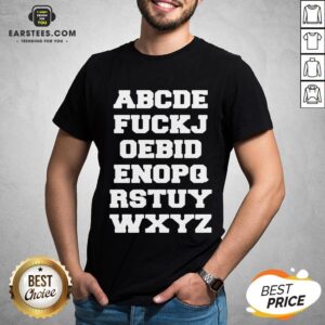 Good Joe Biden Alphabet T-Shirt