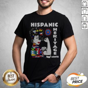 Nice Strong Woman Hispanic Heritage Month Shirt