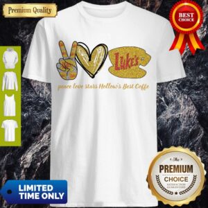 Nice Peace Love Star Hollo’s Best Coffee Shirt
