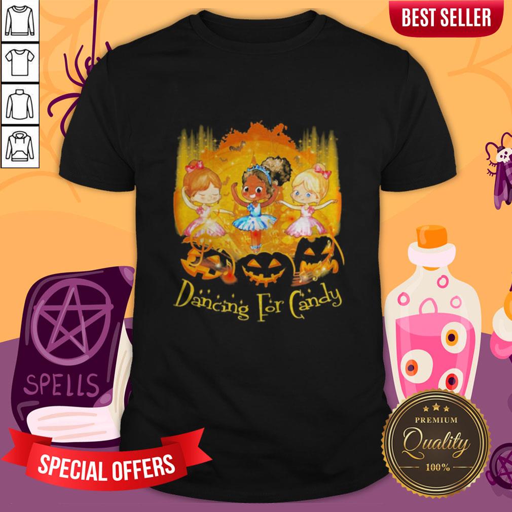 Halloween Princess Dancing For Candy Pumpkins Shirt