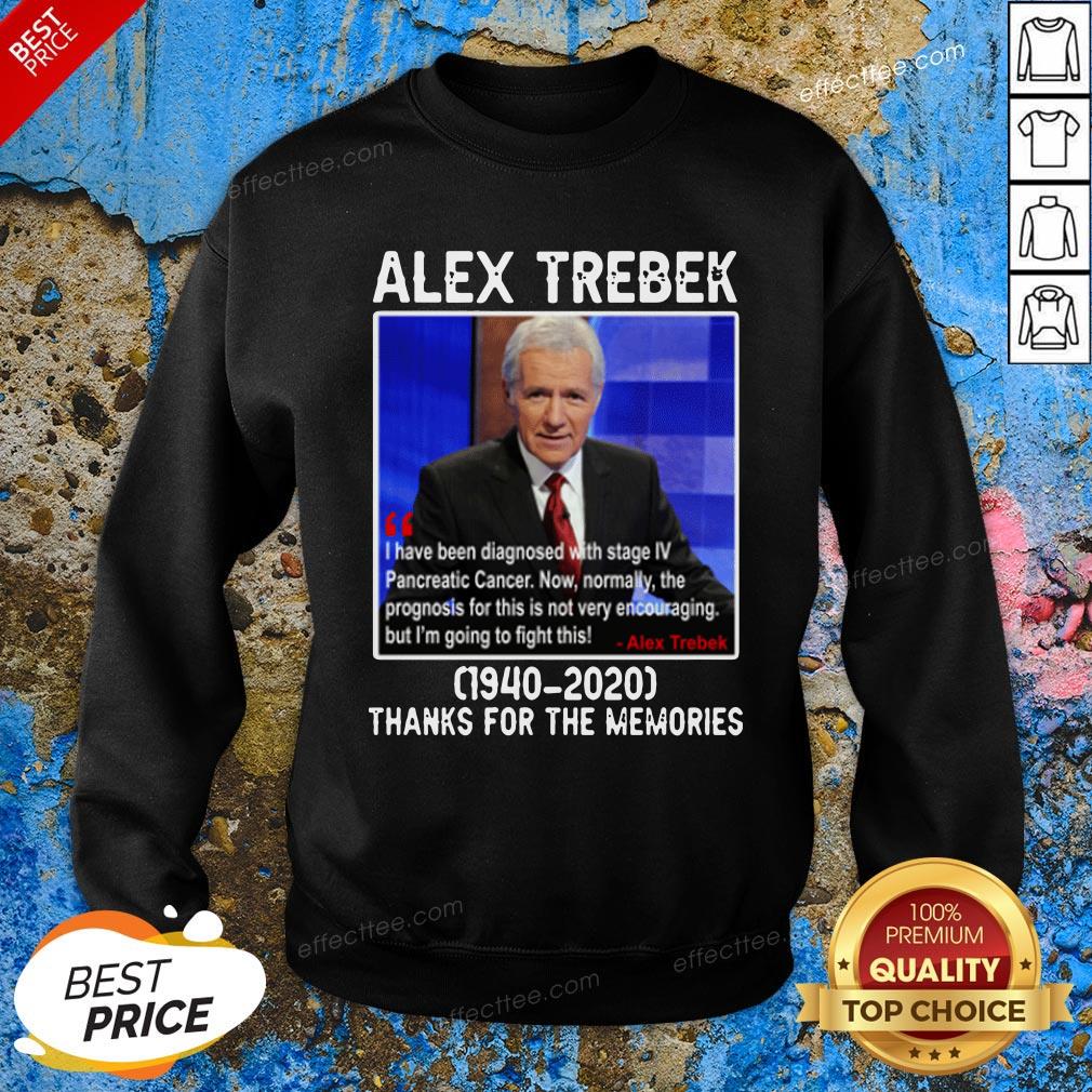 Happy Alex Trebek 1940 2020 Thanks For The Memories Shirt