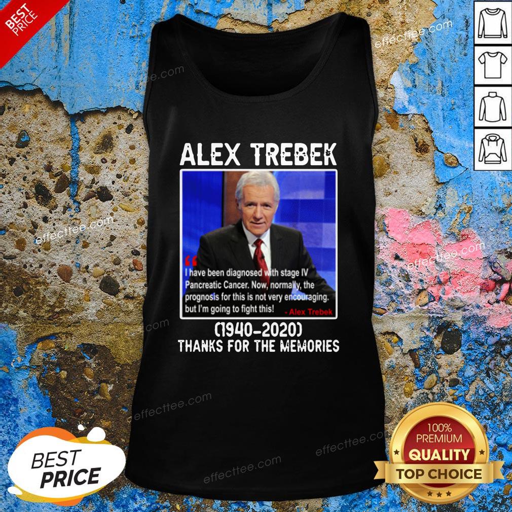 Happy Alex Trebek 1940 2020 Thanks For The Memories Shirt