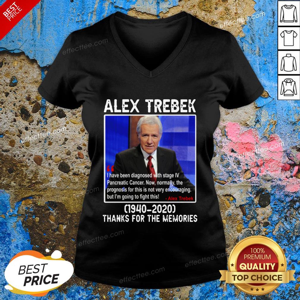 Happy Alex Trebek 1940 2020 Thanks For The Memories Shirt
