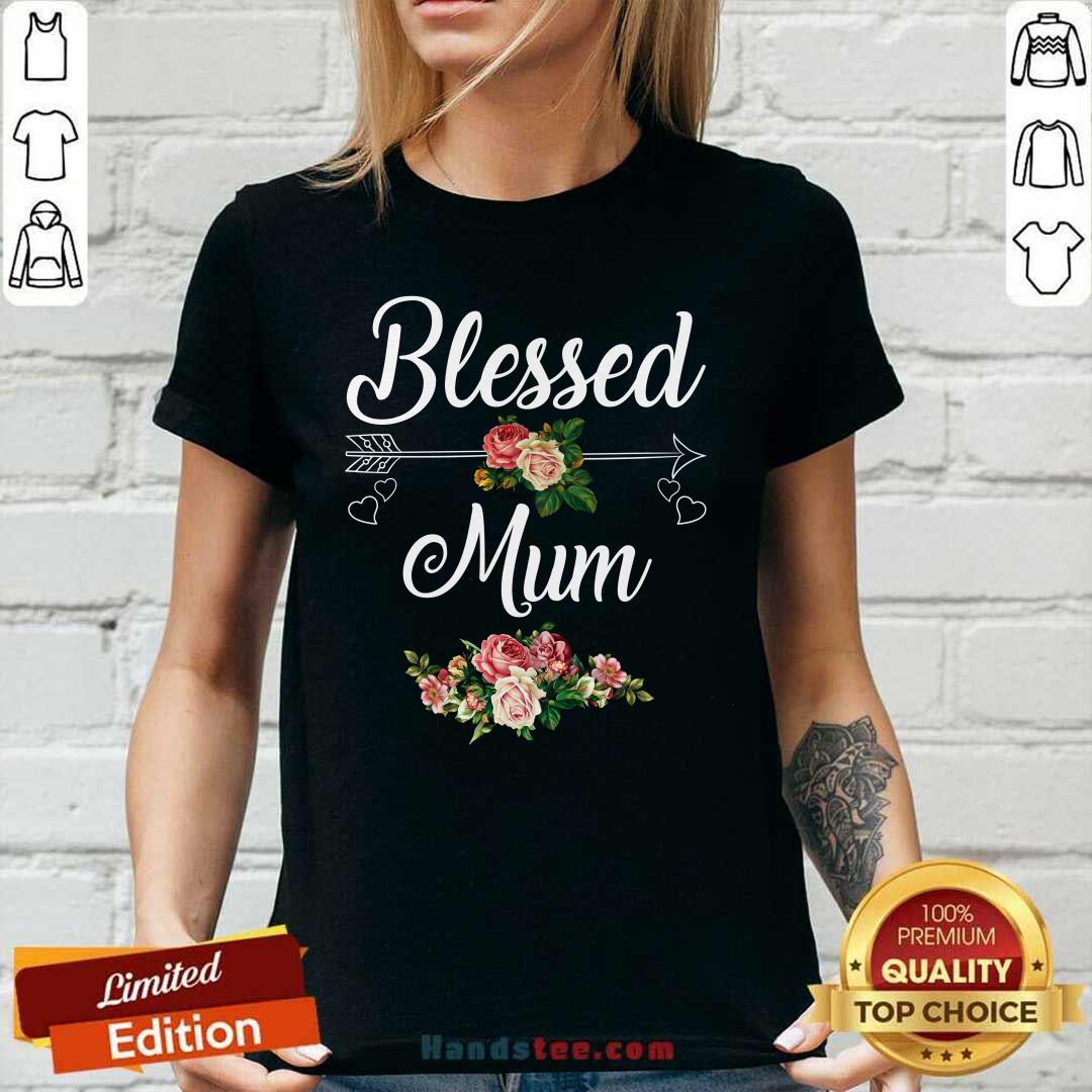 Happy Blessed Mum Flower Mother Shirt
