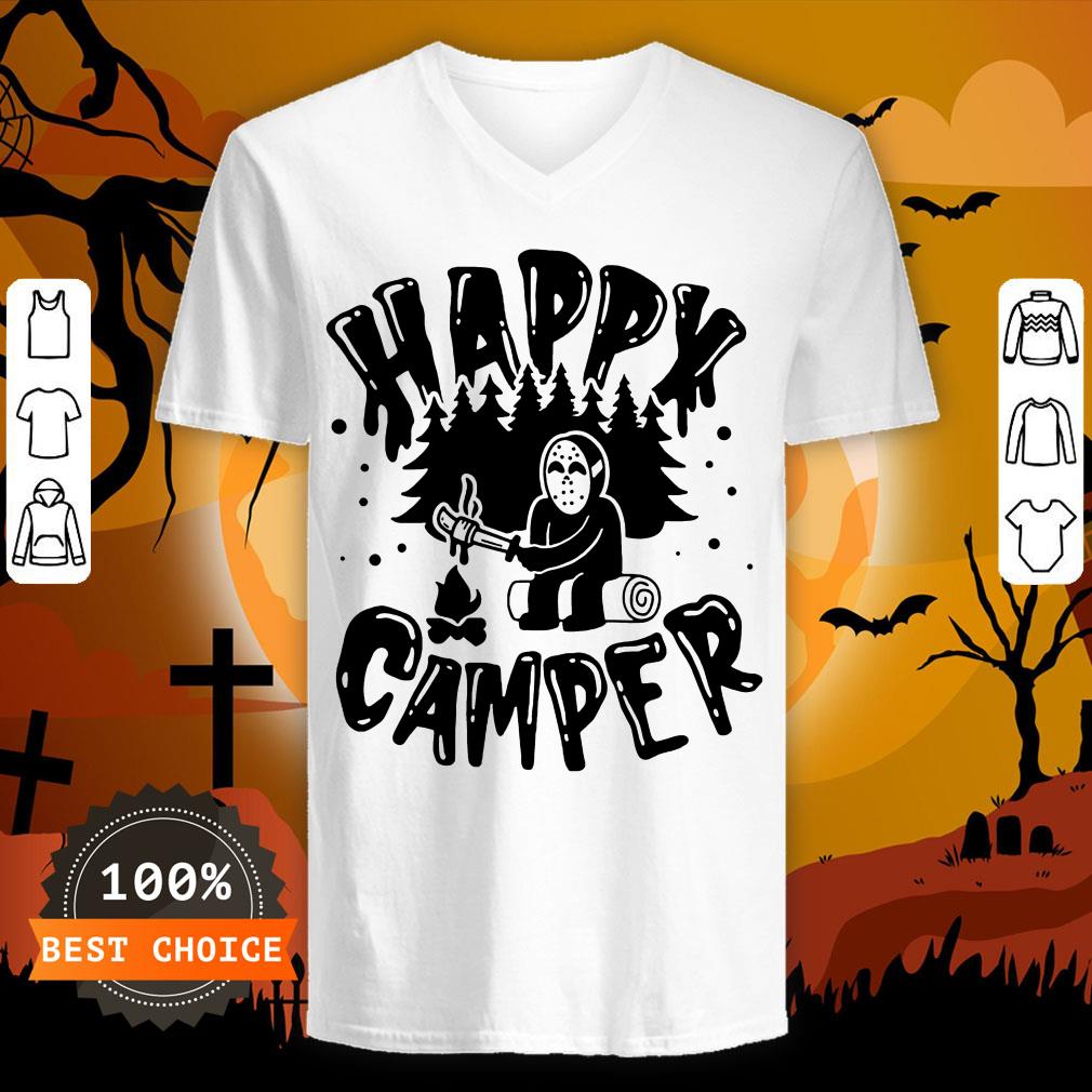 Happy Camper Jason Voorhees Halloween Shirt