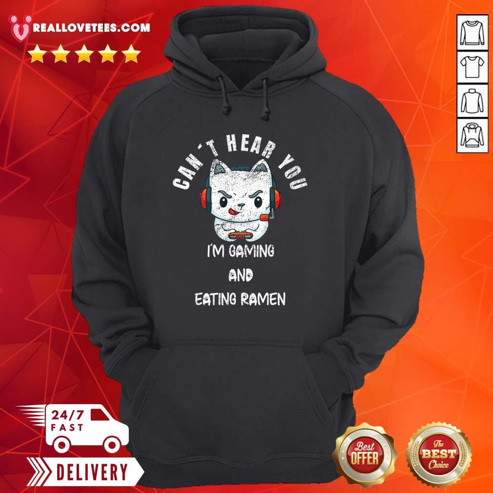 Happy Cat Can’t Hear You I’m Gaming Boyfriend Shirt