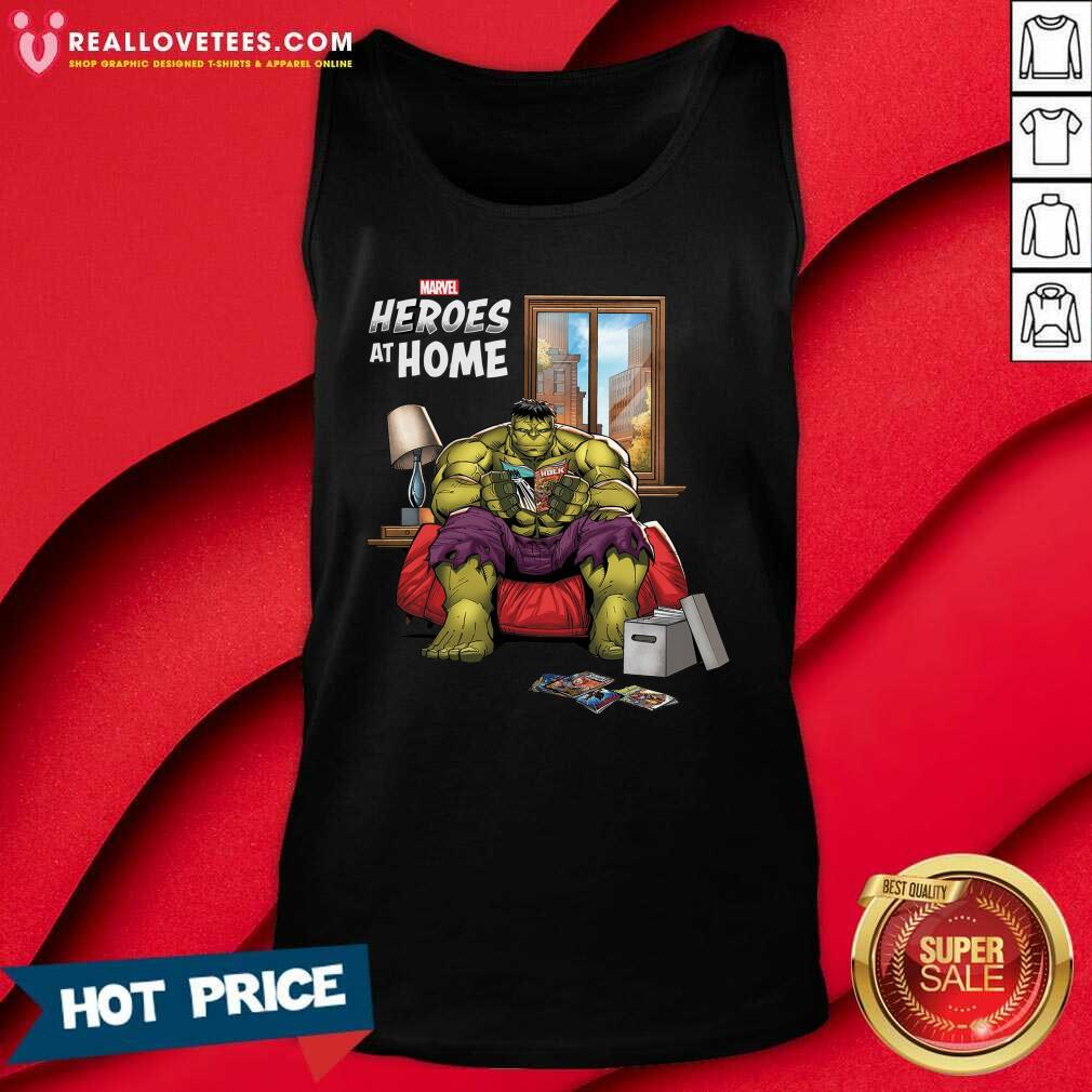 Happy Marvel Heroes At Home Hulk Shirt