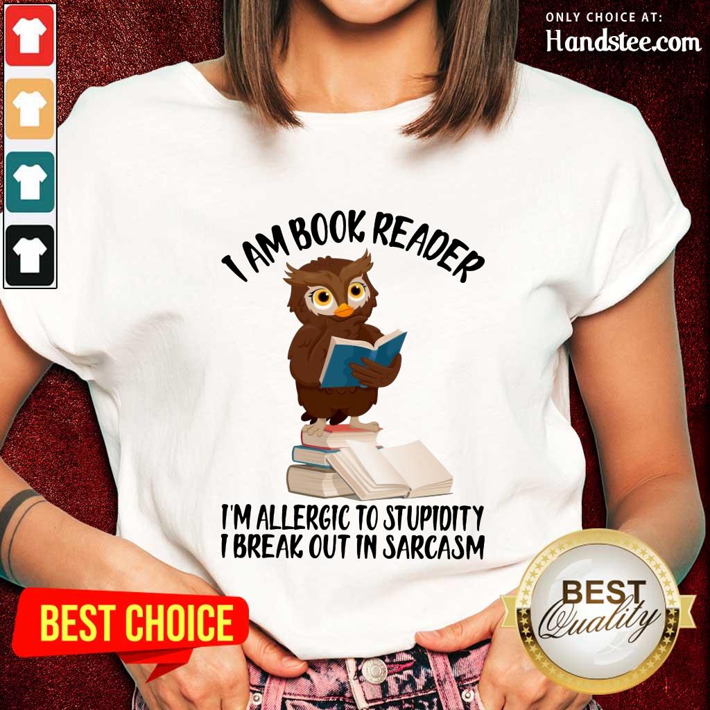 Happy Owl I Am A Book Reader Book Shirt