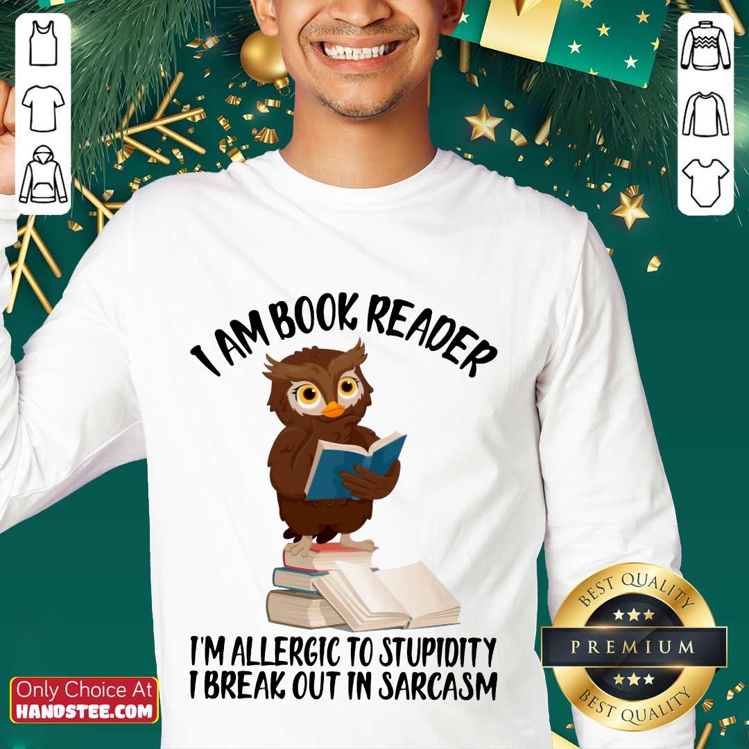 Happy Owl I Am A Book Reader Book Shirt