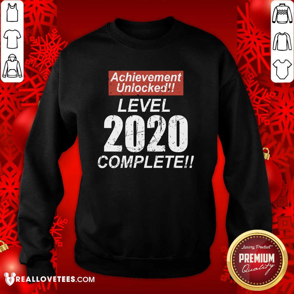 Happy Retro Achievement Unlocked Level 2020 Complete Shirt