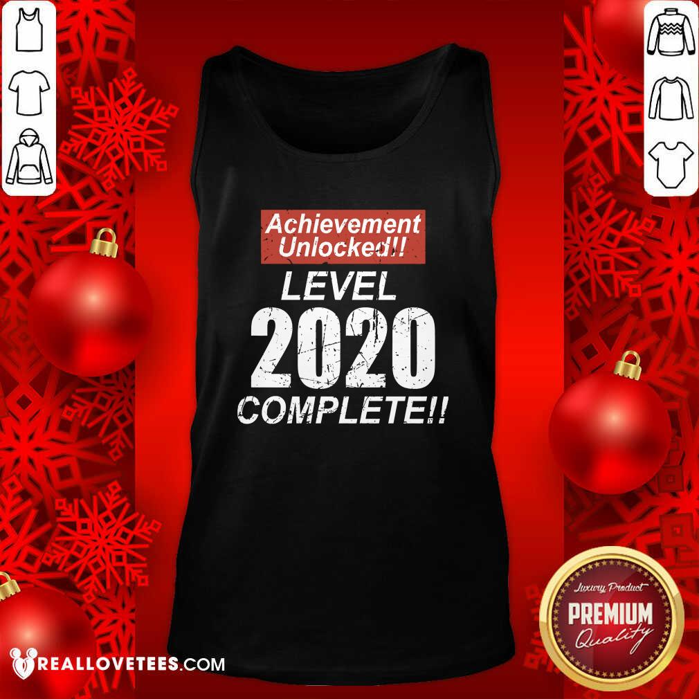 Happy Retro Achievement Unlocked Level 2020 Complete Shirt