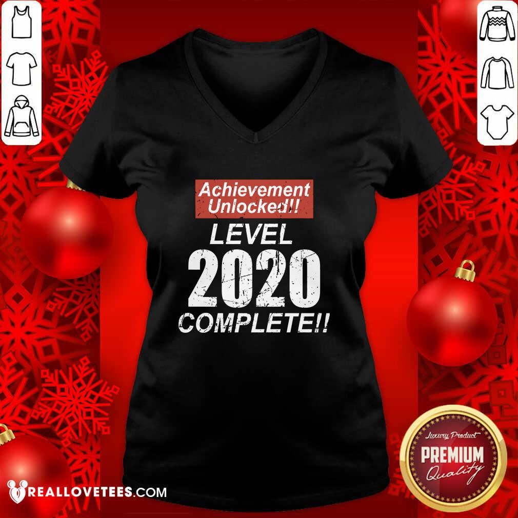 Happy Retro Achievement Unlocked Level 2020 Complete Shirt