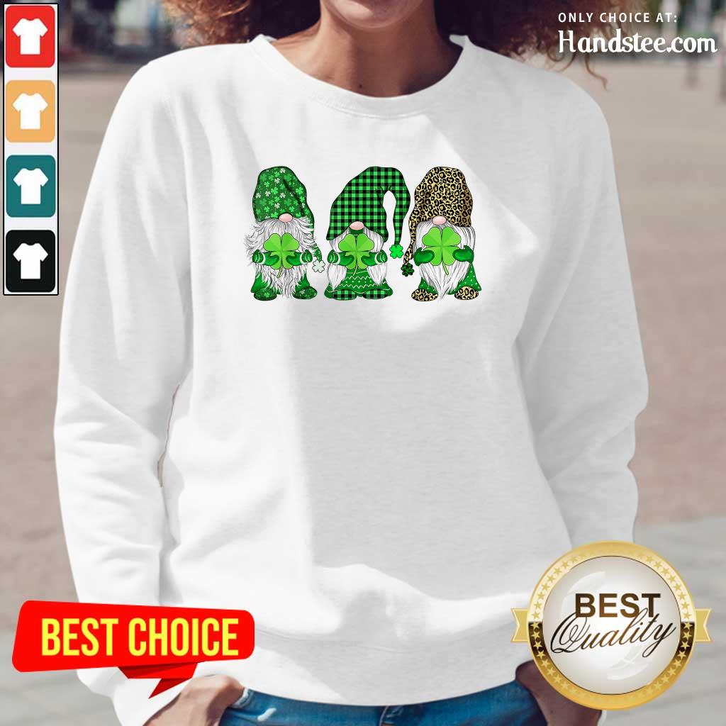 Happy St Patricks Day Three Gnomes Shirt