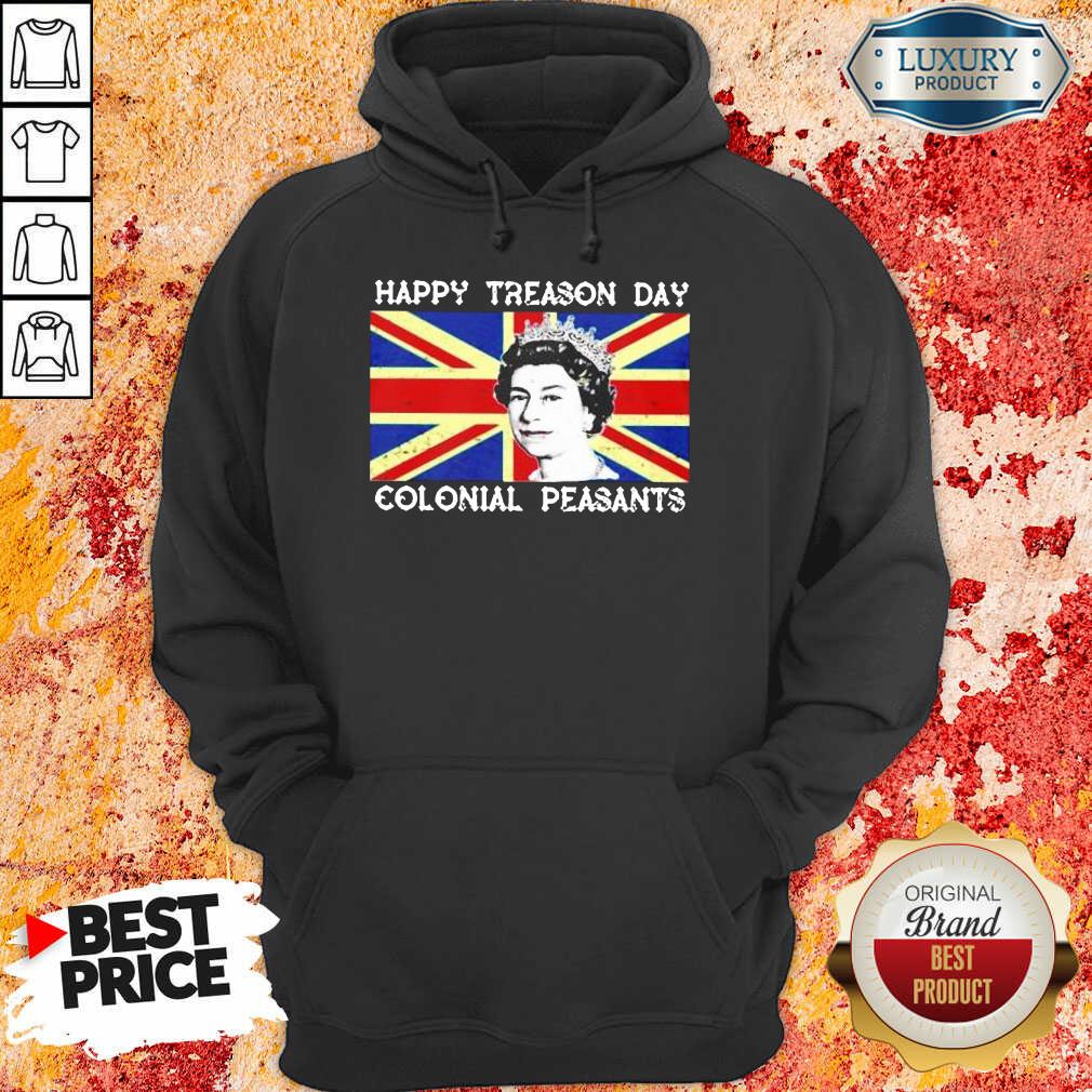 Happy Treason Day Colonial Peasants British Flag Shirt