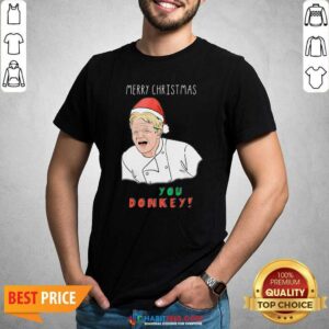 Premium You Donkey Merry Christmas Chef Shirt