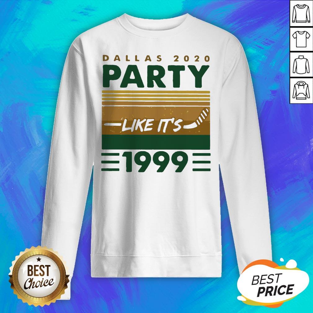 Hockey Dallas 2020 Party Like It’s 1999 Vintage Retro Shirt