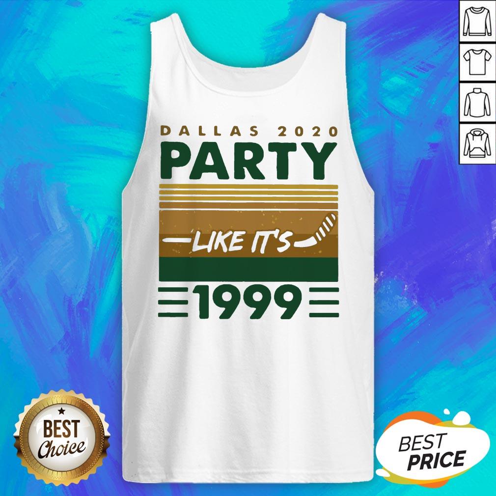 Hockey Dallas 2020 Party Like It’s 1999 Vintage Retro Shirt