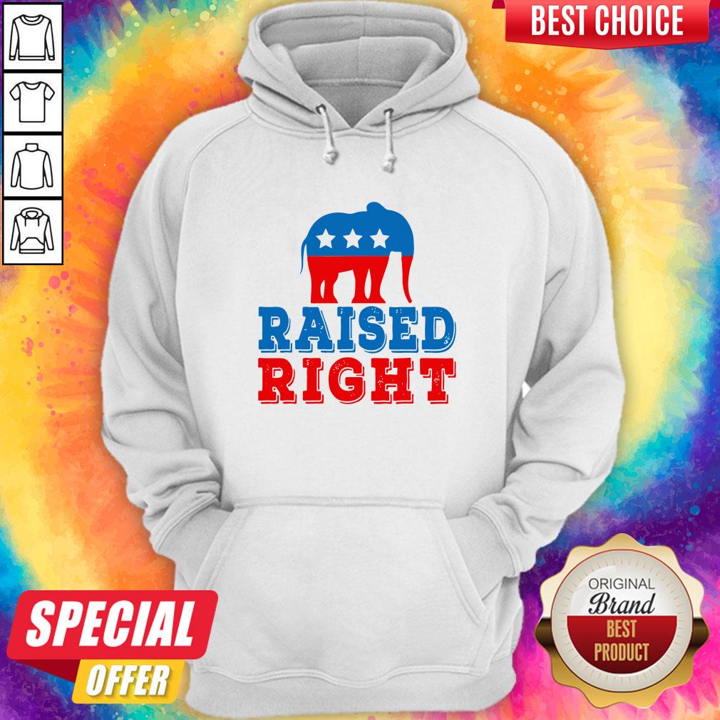 Grateful Elephant Raised Right Shirt