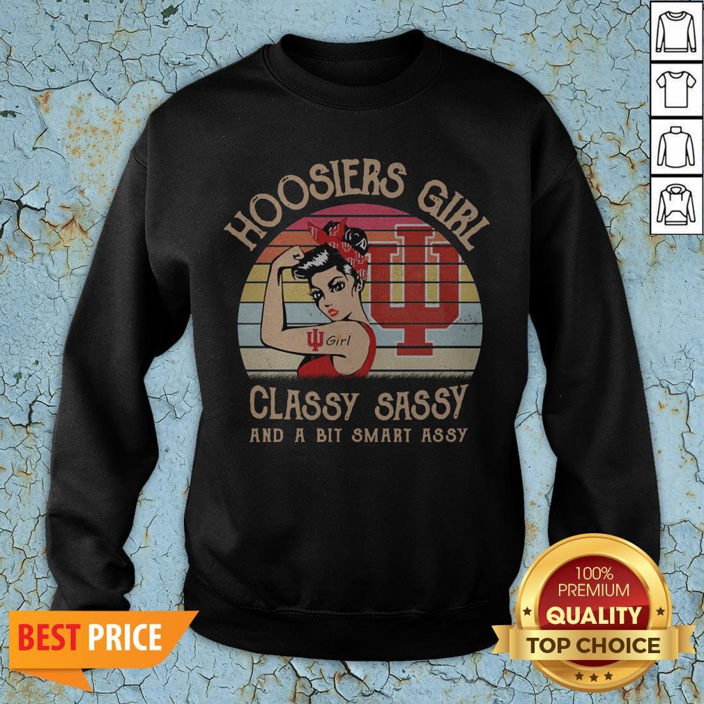 Hoosiers Girl Classy Sassy And A Bit Smart Assy Vintage Shirt