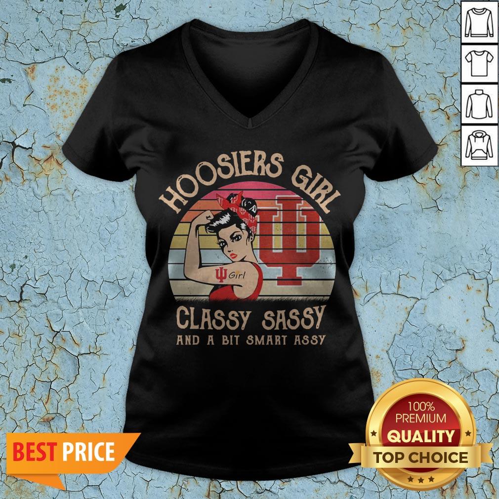 Hoosiers Girl Classy Sassy And A Bit Smart Assy Vintage Shirt