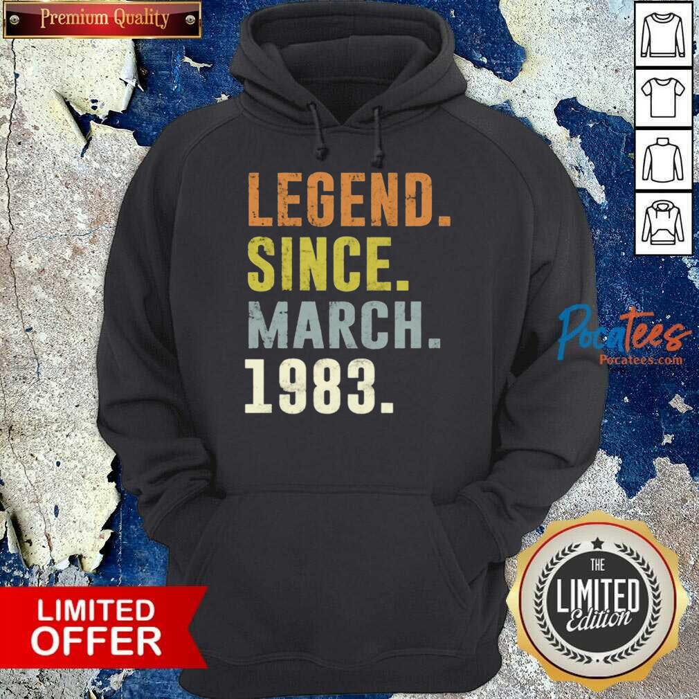 Hot 38th Retro Birthday Vintage Legend Since 1983 Shirt