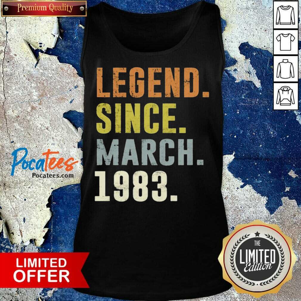 Hot 38th Retro Birthday Vintage Legend Since 1983 Shirt