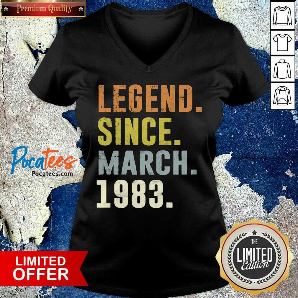 Hot 38th Retro Birthday Vintage Legend Since 1983 Shirt