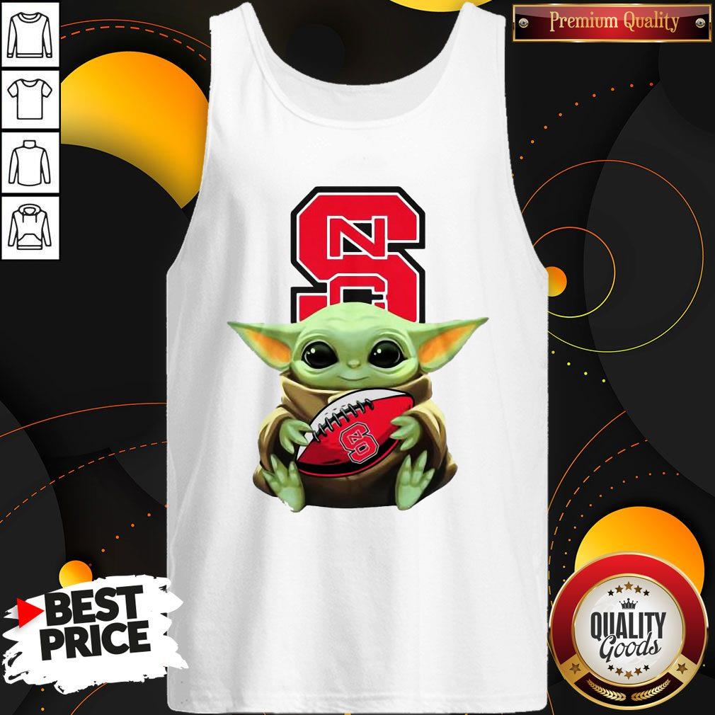 Hot Baby Yoda Hug North Carolina State Football Shirt