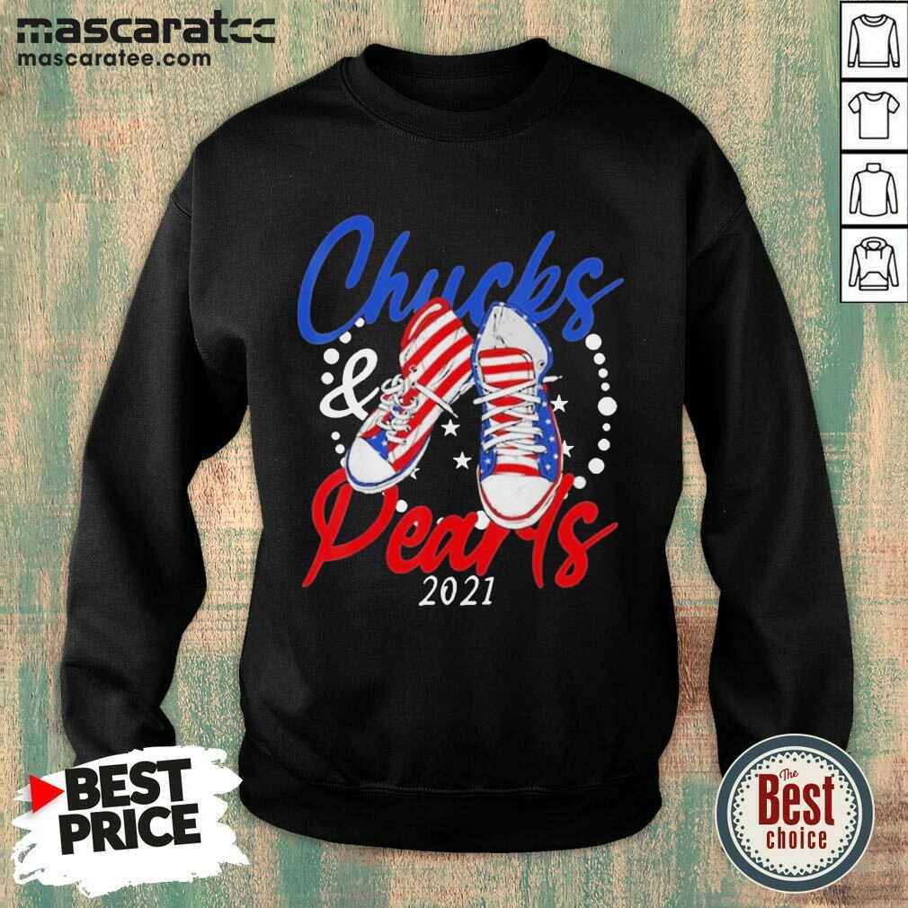 Hot Chucks And Pearls 2021 Flag US Shirt