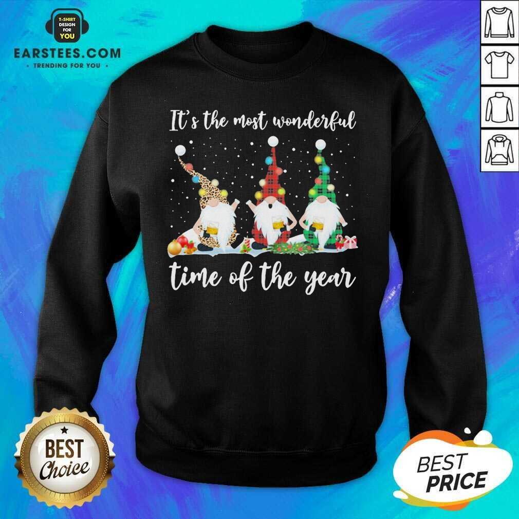Hot Gnomes Light Its The Most Wonderful Time Of The Year Christmas Shirt