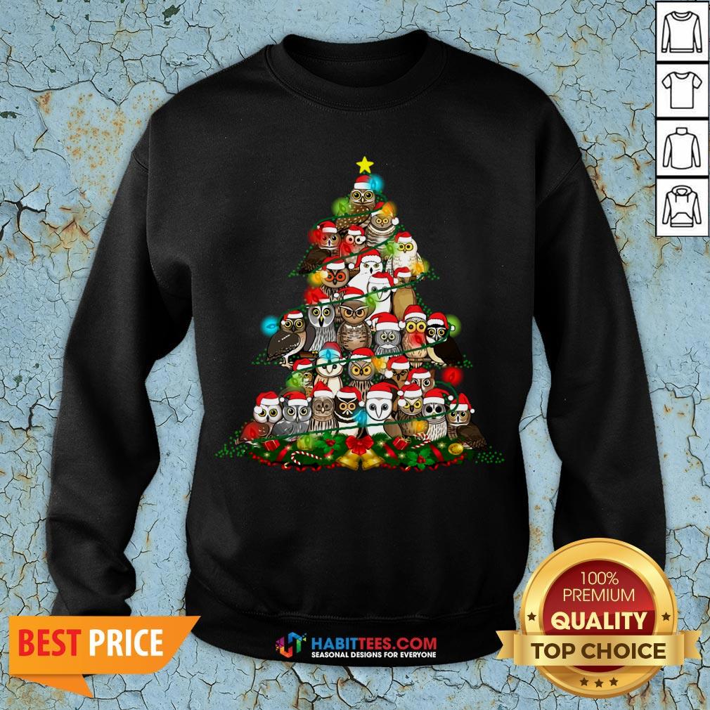 Hot Grateful Owl Quaran Tree Christmas Shirt