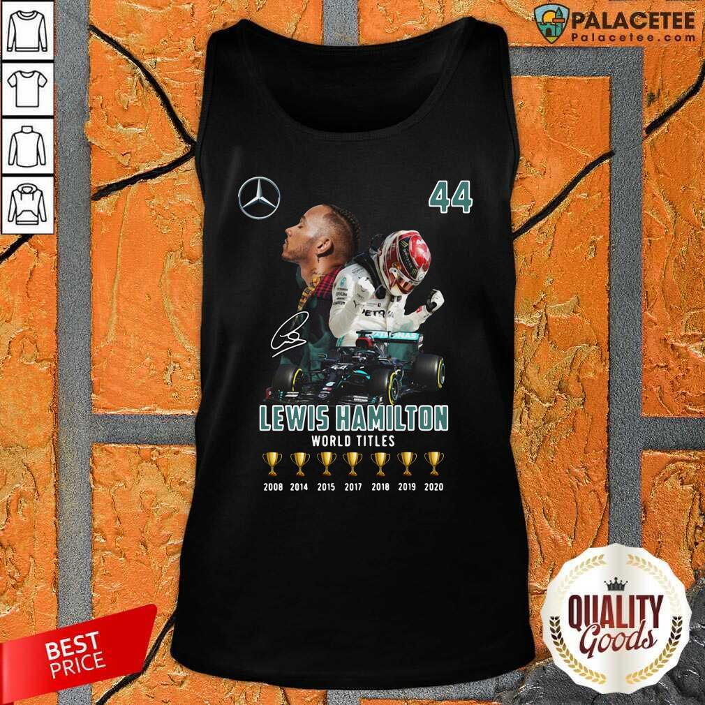 Hot Lewis Hamilton World Titles 2008 2014 2015 2017 2018 2019 Signature Shirt