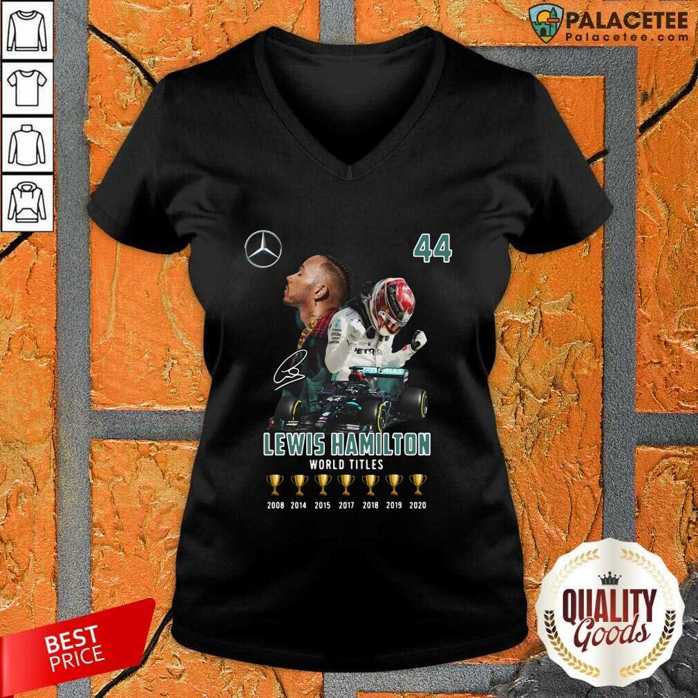 Hot Lewis Hamilton World Titles 2008 2014 2015 2017 2018 2019 Signature Shirt