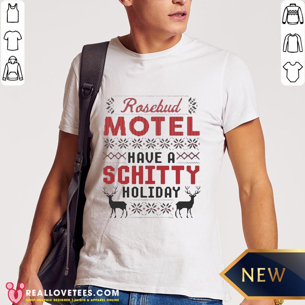 Hot Rosebud Motel Have A Schitty Holiday Ugly Shirt