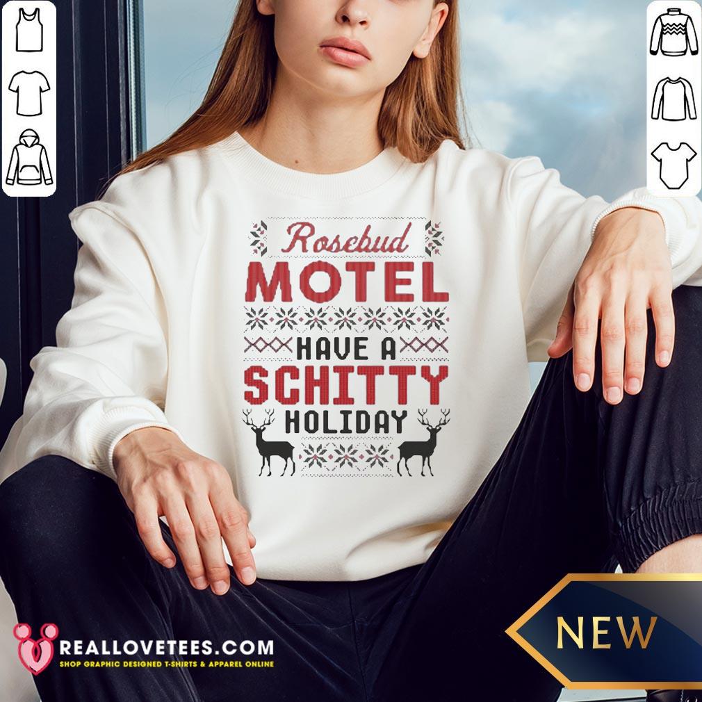 Hot Rosebud Motel Have A Schitty Holiday Ugly Shirt