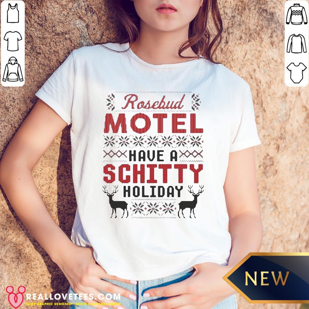 Hot Rosebud Motel Have A Schitty Holiday Ugly Shirt