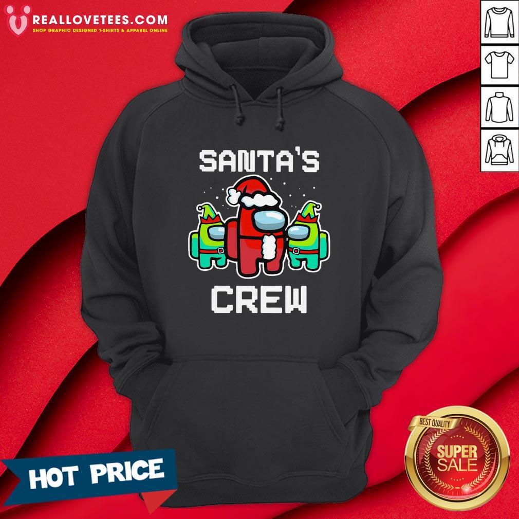 Hot Santa’s Crew Among Us Game Sus Xmas Shirt