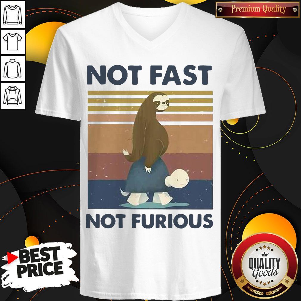 Hot Sloth Turtle Not Fast Not Furious Vintage Shirt