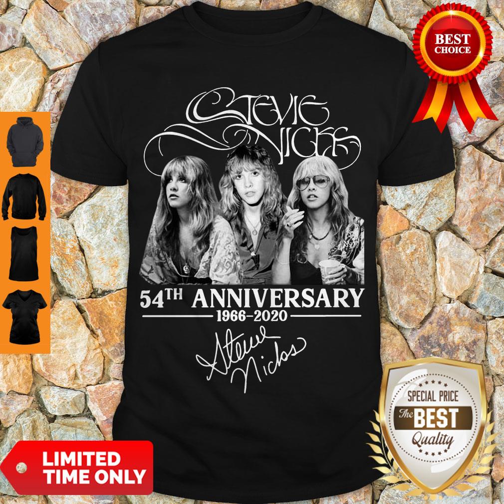 Hot Stevie Nicks 54th Anniversary 1966 – 2020 Signatures Shirt