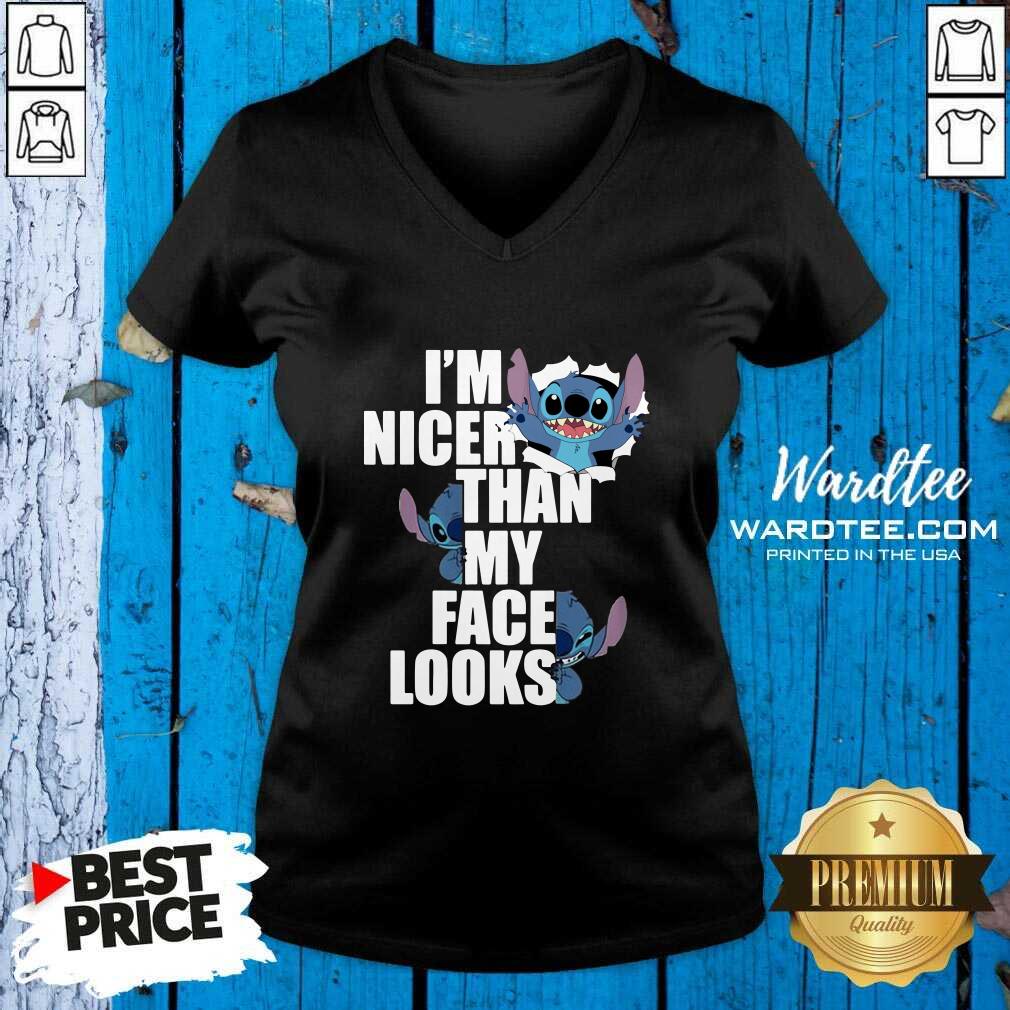 Hot Stitch I’m Nicer Than My Face Looks Shirt