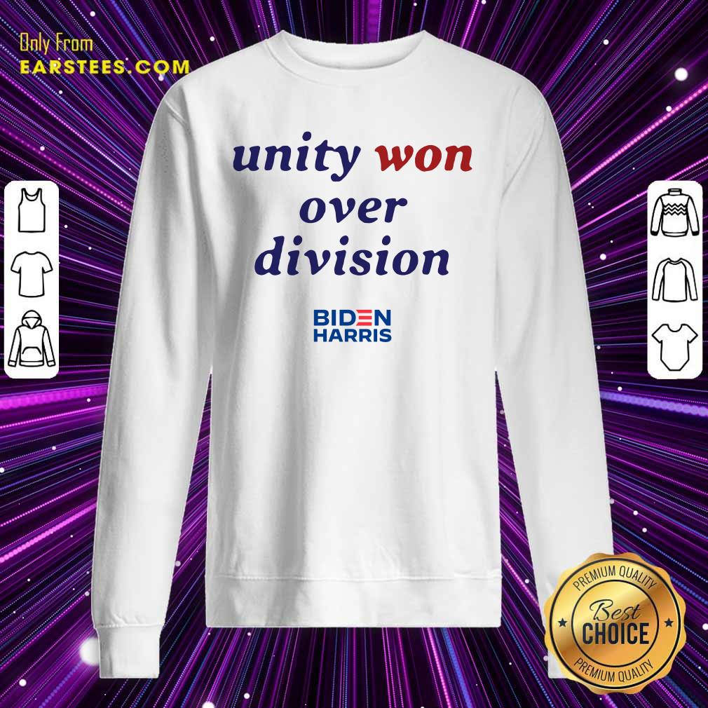 Hot Unity Won Over Division Biden Harris Shirt