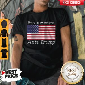 Premium Pro America Anti Trump American Flag Anti Trump Shirt