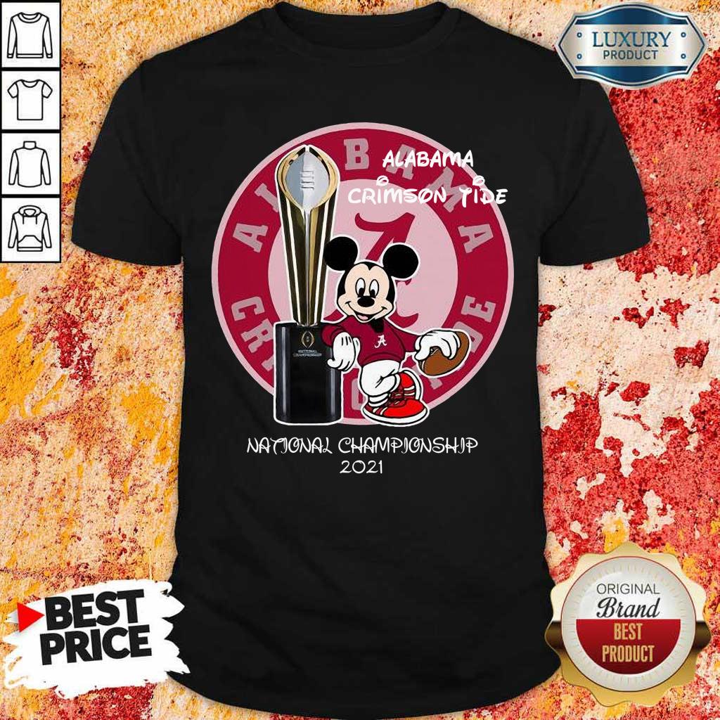 Hurt Mickey Mouse Alabama Championship 2021 Shirt