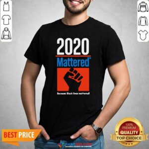 Premium 2020 Mattered Because Black Lives Mattered Shirt