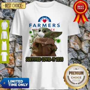 Baby Yoda Mask Farmers Insurance Survived COVID-19 2020 Shirt