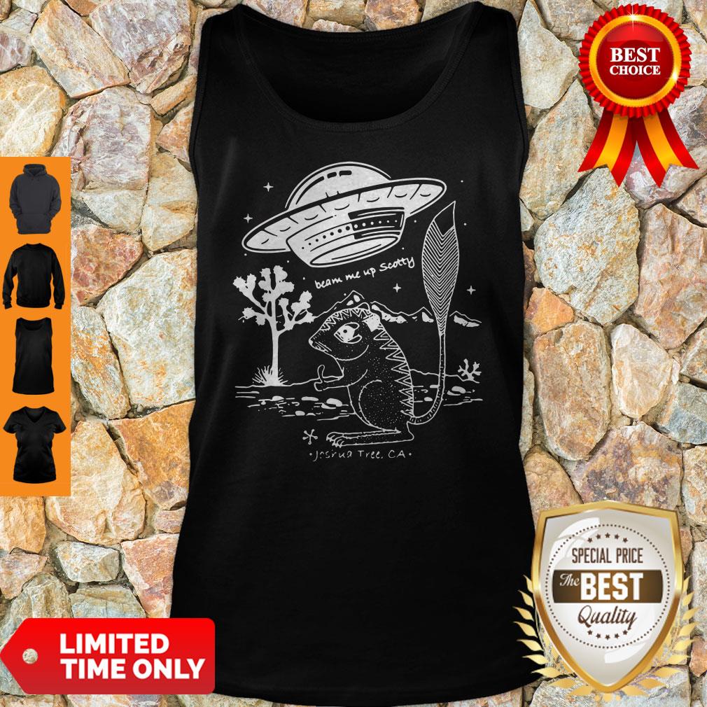 Premium Endangered Kangaroo Rat Joshua Tree Beam Me Up Scotty Shirt