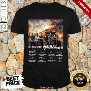 20Th Anniversary Fast And Furious Shirt